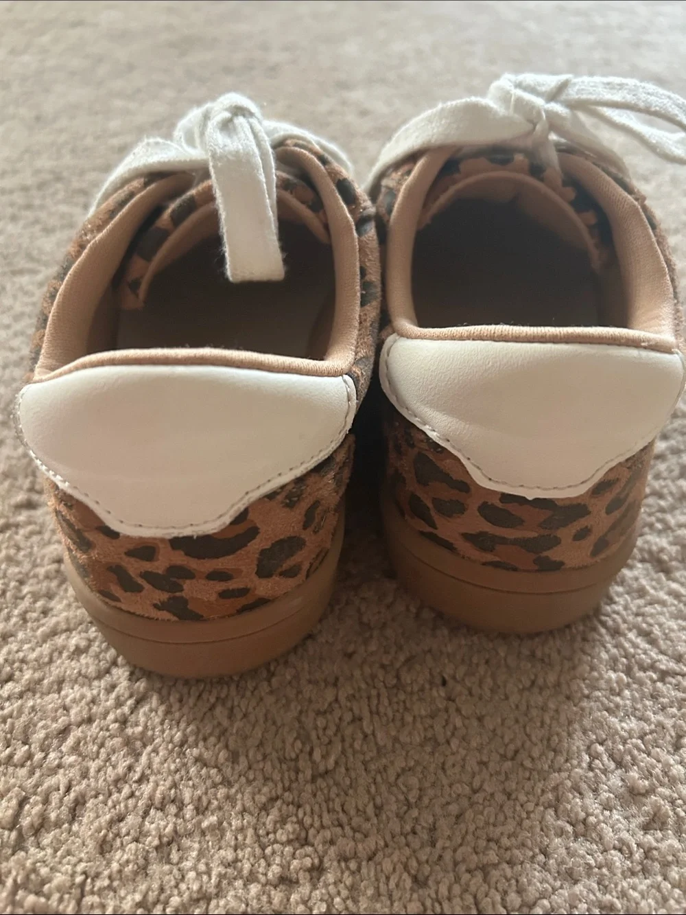 Kids Art Class Leopard Print Sneakers with White Laces